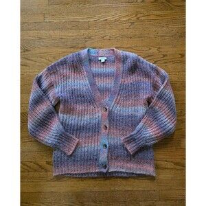 Sundance Alpaca & Wool Blend Northern Lights Chunky Cardigan Sweater Size Small